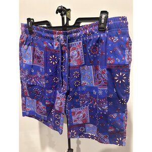 Dogg Supply by Snoop Dogg Men’s Paisley Print Shorts, Size X- Large